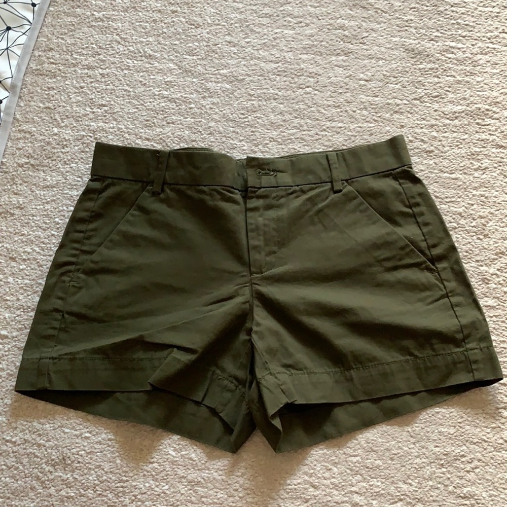 olive green shorts